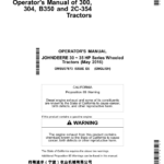 John Deere 300, 304, B350 & 2C-354 Tractors (Asian Edition) Operator's Manual (OMSU37873) - Image 1