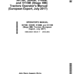John Deere 5075M, 5090M, 5100M & 5115M (Stage IIIB) Tractors Operator's Manual (OMSU46521) - Image 1