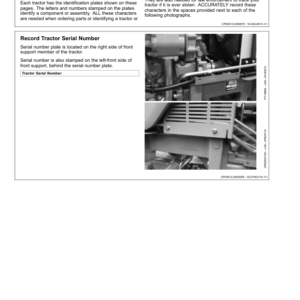 John Deere JD954, JD1104, JD1204-A, JD1354-A & JD1404-A Tractors Operator's Manual (OMSU51537) - Image 2