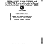 John Deere 5075M, 5090M, 5100M, 5100MH, 5115M (FT4) Tractors (Export with North American Configuration) (February 2020-) Operator's Manual (OMSU62389) - Image 1