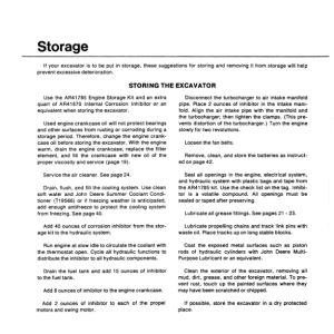 John Deere 690A Excavators Operator's Manuals (OMT114475) - Image 2