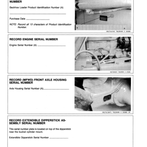 John Deere 315C Backhoes Operator's Manuals (OMT122181) - Image 3