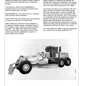 John Deere 770B, 770BH, 772B, 772BH Motor Graders Operator's Manuals (OMT131680) - Image 2