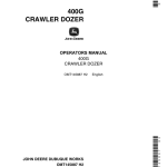 John Deere 400G Crawlers Operator's Manuals (OMT145887) - Image 1