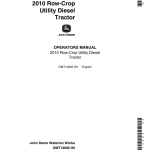 John Deere 2010 Tractors Operator's Manuals (OMT14692) - Image 1