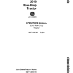 John Deere 2010 Row Crop Tractor, Gas Operator's Manual (OMT14695) - Image 1