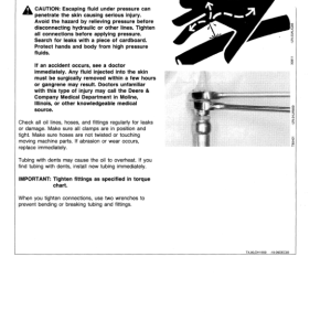 John Deere 300D, 310D Backhoes Operator's Manuals (OMT151966) - Image 3