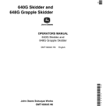 John Deere 640G, 648G Skidders Operator's Manuals (OMT160645) - Image 1