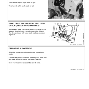 John Deere 450G, 550G, 650G Crawler Dozers Operator's Manuals (OMT163974) - Image 3