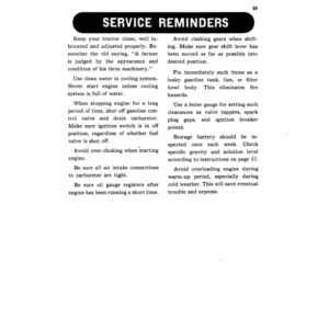 John Deere Model 420 Standard Tractor Operator's Manual (OMT171155) - Image 2