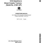 John Deere 1010 Gas/Diesel Crawler Tractors (021901-) Operator's Manual (OMT17418) - Image 1