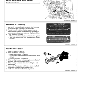 John Deere 80C Excavators Operator's Manuals (OMT188252) - Image 3