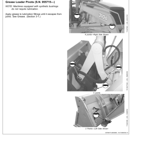 John Deere 310G, 310SG, 315SG Backhoe Loaders Operator's Manuals (OMT191038) - Image 3