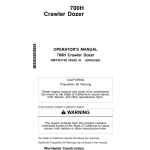 John Deere 700H Crawler Dozers Operator's Manuals (OMT201705) - Image 1