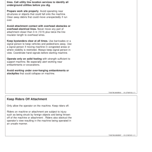 John Deere PRO960 Attachments Operator's Manuals (OMT203936) - Image 2