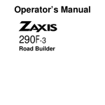 John Deere ZAXIS290F-3 Road Builders Operator's Manuals (OMT231470) - Image 1