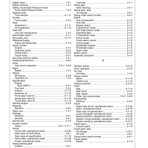 John Deere ZAXIS290F-3 Processors Operator's Manuals (OMT231473) - Image 3