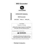John Deere 85D Excavators Operator's Manuals (OMT239670) - Image 1