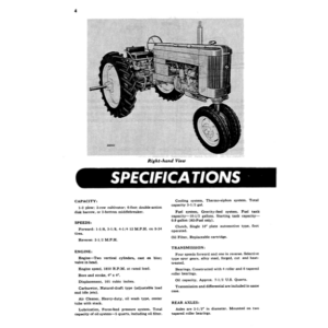 John Deere Model 40 Series Tractor Operator's Manual (OMT2455) - Image 2