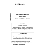 John Deere 304J Loaders Operator's Manuals (OMT251434) - Image 1