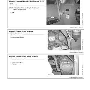 John Deere 350D SERIES II, 400D SERIES II Articulated Dump Trucks Operator's Manuals (OMT263511) - Image 3