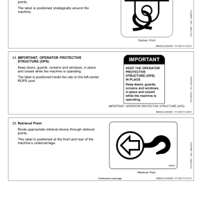 John Deere 903M, 909M, 953M, 959M Tracked Feller Bunchers Operator's Manuals (OMT335672X19) - Image 3