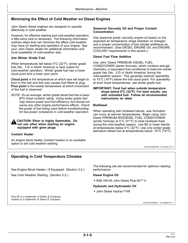 John Deere 326E Skid Steers Operator's Manuals (OMT337542)