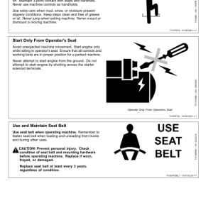 John Deere 2154G Excavator Operator's Manuals (OMT361330X19) - Image 3