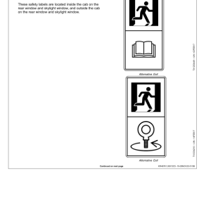 John Deere 2154G Excavator Operator's Manuals (OMT361330X19) - Image 4