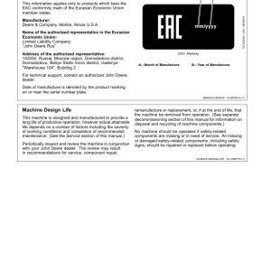 John Deere 770G, 770GP, 772G, 772GP Motor Graders Operator's Manuals (OMT363023X19) - Image 3