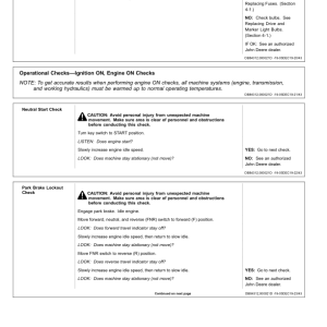 John Deere 204L, 304L Loaders Operator's Manuals (OMT401205X19) - Image 3