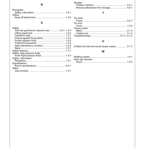 John Deere BR60C, BR72C, BR84C, BP72C, BP84C Worksite Pro Attachments Operator's Manuals (OMT414909X19) - Image 2