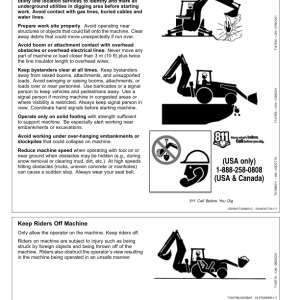 John Deere 310SL HL, 410L Backhoe Loaders Operator's Manuals (OMT426488X19) - Image 2