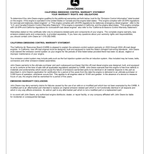 John Deere 724L Loaders Operator's Manuals (OMT426947X19) - Image 2