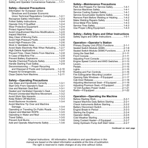 John Deere 770G, 772G Motor Graders Operator's Manuals (OMT429556X19) - Image 2