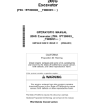 John Deere 200G Excavators Operator's Manuals (OMT443618X019) - Image 1