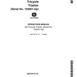 John Deere 420 Tractors Operator's Manuals (OMT45757) - Image 1
