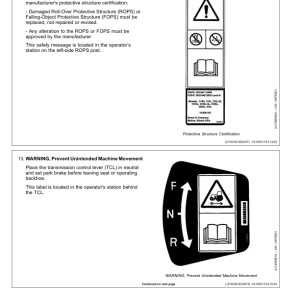 John Deere 315SL Backhoe Loaders Operator's Manuals (OMT460881X019) - Image 2