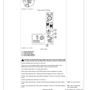 John Deere 2654GLC Forestry Excavator Operator's Manuals (OMT477402X019) - Image 3