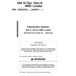 John Deere 544 G Loaders Operator's Manuals (OMT479847X019) - Image 1