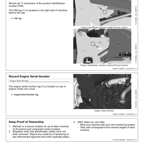 John Deere 316GR, 318G Skid Steers Operator's Manuals (OMT483070X019) - Image 3