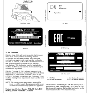 John Deere 317G Skid Steers Operator's Manuals (OMT483144X019) - Image 2