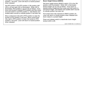 John Deere 744 X Loaders Operator's Manuals (OMT498145X019) - Image 2
