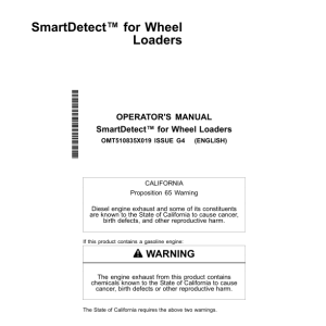 John Deere 744 P, 744 X, 824 P, 824 X, 844 P, 904 P Loaders Operator's Manuals (OMT510835X019) - Image 1