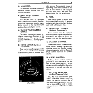 John Deere 330 Standard & Utility Tractors Operator's Manual (OMT59558) - Image 2