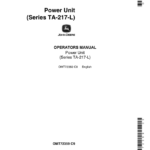 John Deere TA-217L Power Unit Operator's Manual (OMT72359) - Image 1
