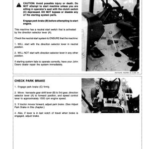 John Deere 310C Backhoes Operator's Manuals (OMT83190) - Image 3