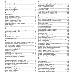 John Deere 2500A Professional Greens Mower North America (030001-) Operator's Manual (OMTCU17234) - Image 2