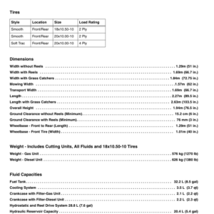 John Deere 2500A Professional Greens Mower Export Edition (010001-030000) Operator's Manual (OMTCU17235) - Image 2