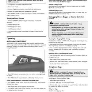 John Deere 8 Bushel Rear Bagger, Powerflow (010001-) Operator's Manual (OMTCU20519) - Image 2